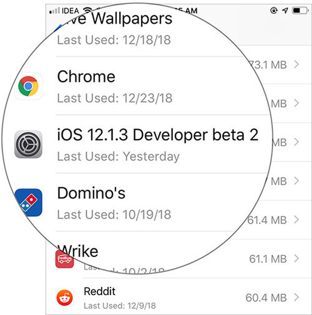 Cách xóa bản cập nhật iOS khi đã tải về (3)
