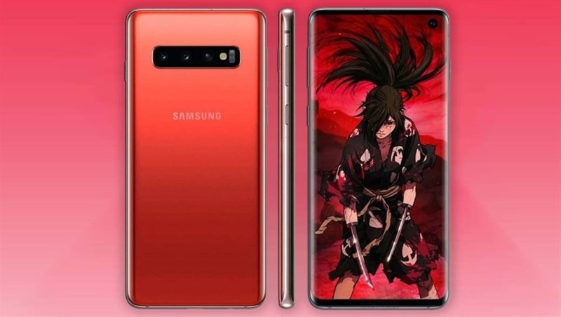Phiên bản Cinnabar Red của Galaxy S10