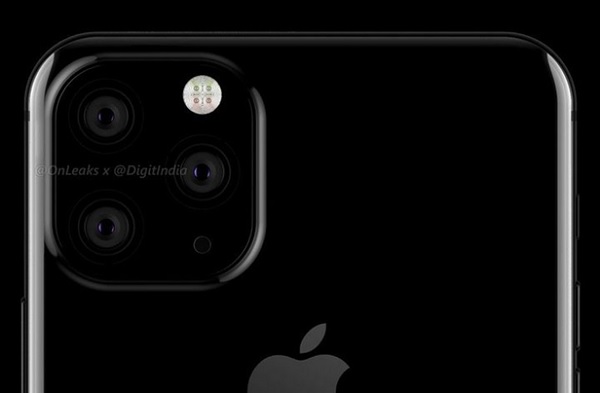 Ý tưởng thiết kế camera vuông trên iPhone 11. Nguồn ảnh @Onleak Ý tưởng thiết kế camera vuông trên iPhone 11. Nguồn ảnh @Onleak