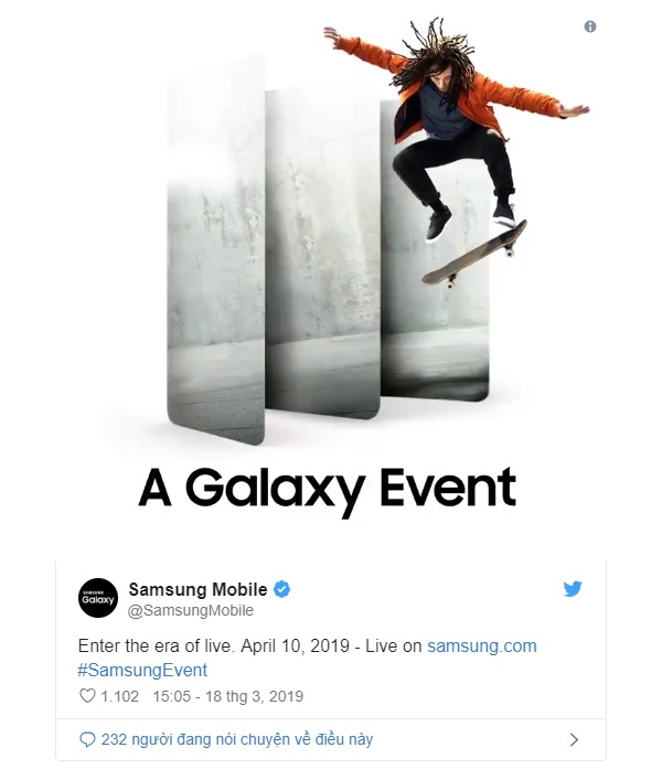 Samsung thông báo sự kiện ra mắt Galaxy A-series vào ngày 10/4/2019