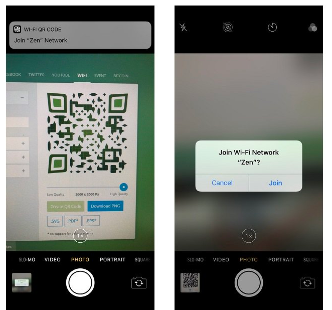 Cách chia sẻ và lấy lại mất khẩu wifi từ QR Code (1)