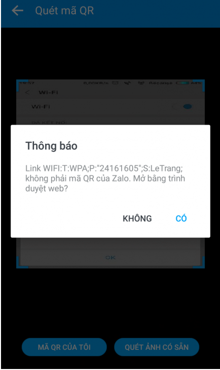 Cách chia sẻ và lấy lại mất khẩu wifi từ QR Code (4)
