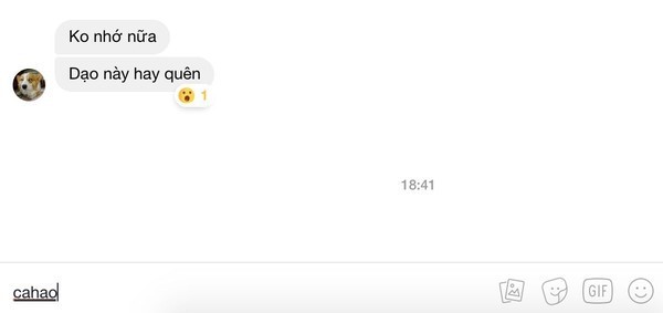 Lỗi nhảy chữ trên Messenger