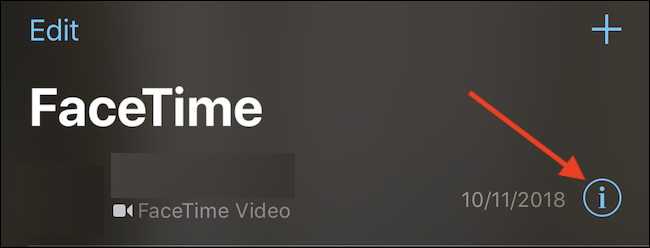 Cách chặn số điện thoại trên ứng dụng Facetime – Bước 1