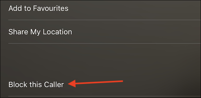 Cách chặn số điện thoại trên ứng dụng Facetime – Bước 2