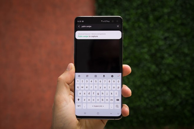 Kiểm tra tính năng Palm Swipe đã được bật chưa