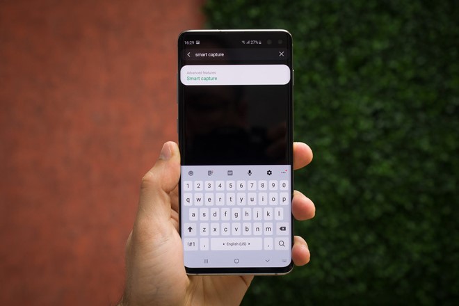 Vào Setting và chọn vào Smart Capture