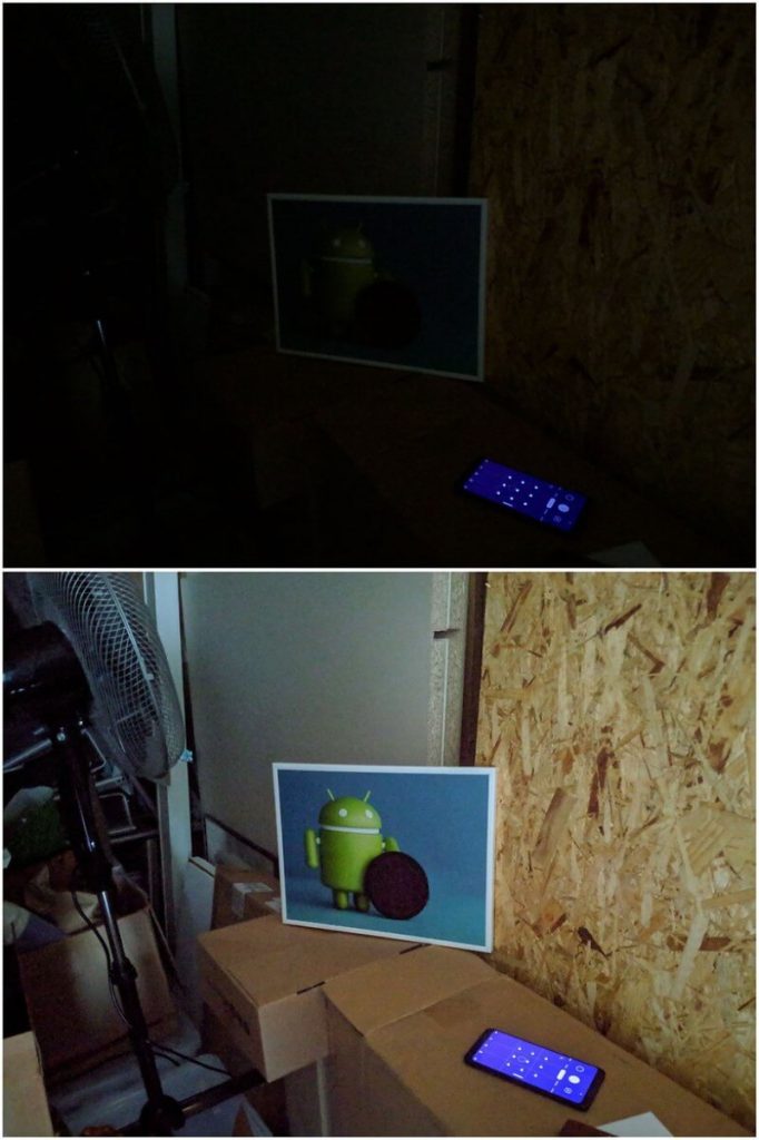 So sáng khi chụp ở 2 chế độ ảnh HDR+ và chế độ Night Sight trên Google Pixcel 3