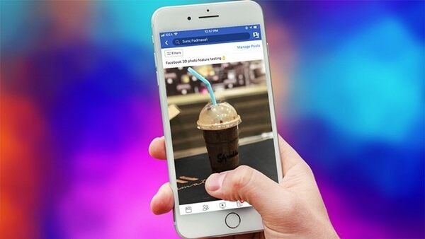 Cách dùng ảnh 3D trên Facebook