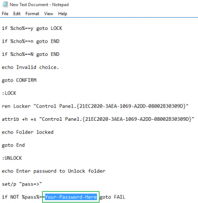 Tìm cụm từ “Your-Password-Here” trong file