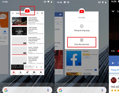 Chia đôi màn hình là một trong những thủ thuật sử dụng Nokia 3.2 khá hữu ích