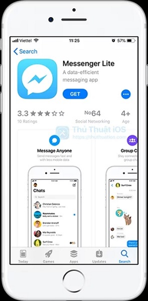Cách tải Messenger Lite cho iOS