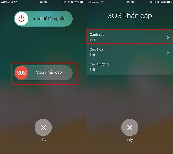 Tính năng SOS trên iPhone