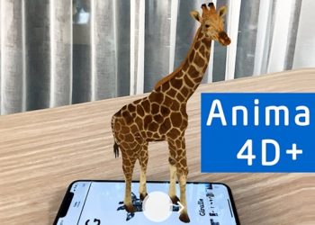 Ứng dụng Animal 4D hiển thị các con vật một cách sống động và chân thực