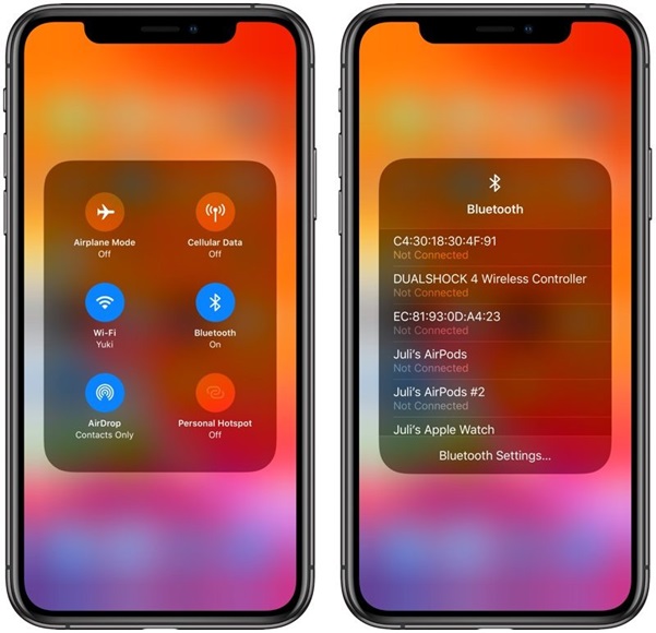 Tuỳ chọn Bluetooth