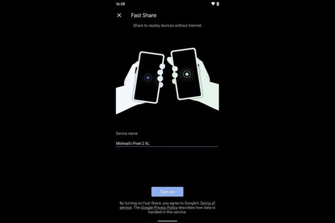 Fast Share hỗ trợ người dùng chuyển dữ liệu từ thiết bị này sang thiết bị khác một cách nhanh nhất