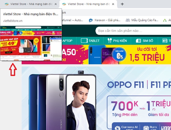 Cách kích hoạt Tab Preview trên Chrome – Bước 5