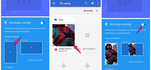 Tạo hình nền trong suốt trên điện thoại Android – Bước 3