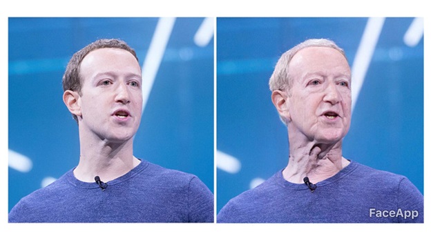 Ảnh sau khi đã sử dụng ứng dụng biến trẻ thành già FaceApp