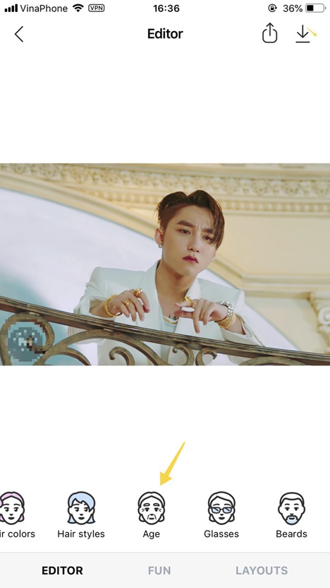 Ảnh sau khi đã được chọn