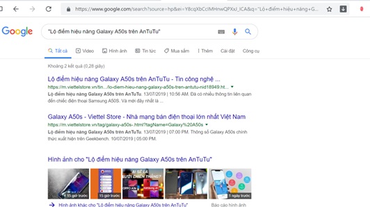 Một trong những cách tìm kiếm trên Google hiệu quả là sử dụng dấu ngoặc kép