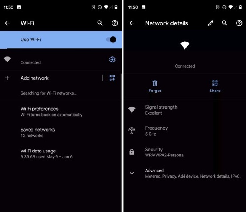 Người dùng có thể tạo mã QR để chia sẻ Wifi