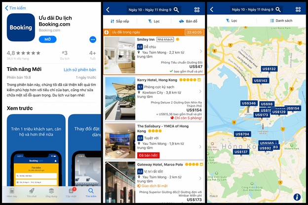  Ứng dụng Booking