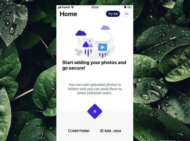 Nhấn vào “Add Photos” để thêm ảnh 