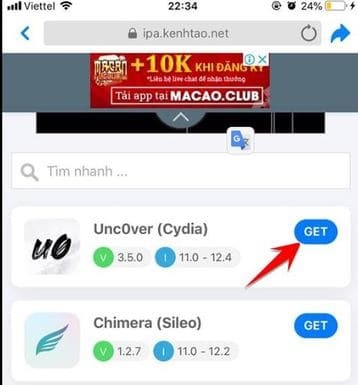 Cách Jailbreak iOS 12.4 bằng ứng dụng Unc0ver