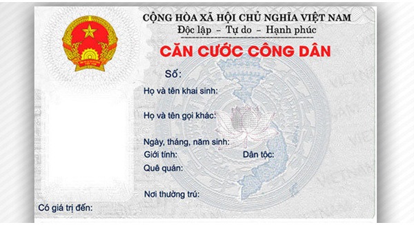 Làm lại thẻ căn cước online tại nhà