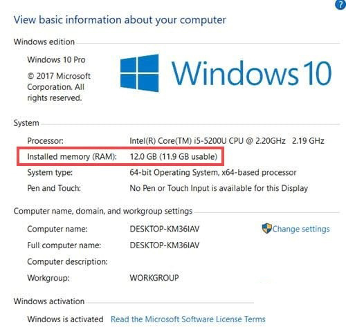 Cách kiểm tra RAM máy tính