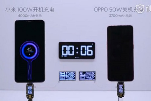 Thử nghiệm sạc nhanh 100W của Xiaomi, 17 phút sạc đầy pin 4.000mAh