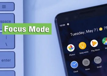 Chuyển chế độ “Focus Mode” lên thanh notification