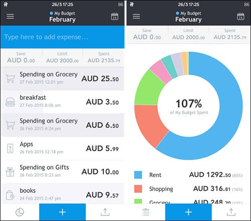 Ứng dụng quản lý chi tiêu My Express 