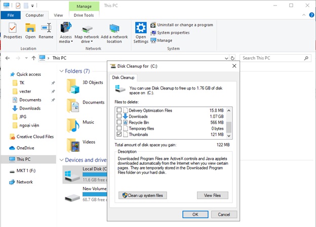 Xóa thư mục Windows cũ