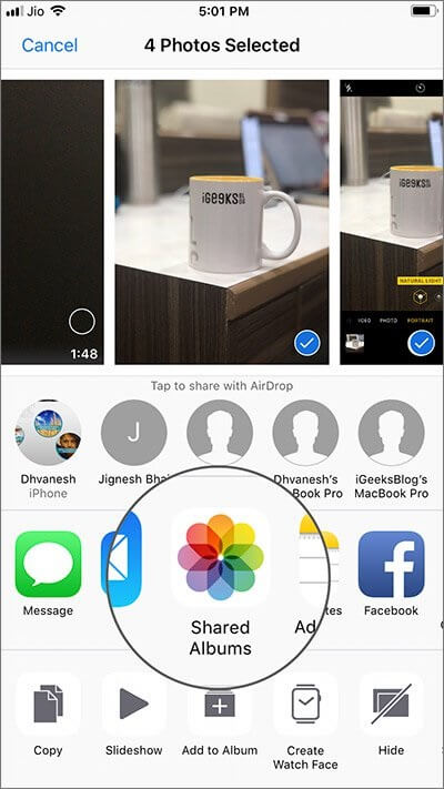 Chia sẻ dư liệu qua iCloud (7)