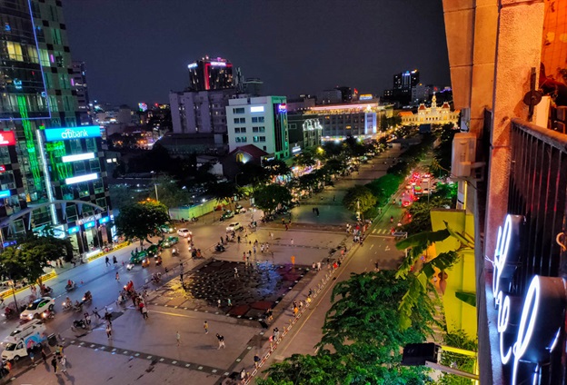 Hình ảnh chụp ở Chế độ chụp đêm đẹp