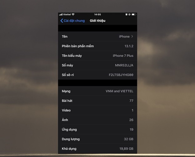 Thiết bị phải đảm bảo đã được cập nhật lên phiên bản hệ iOS 13