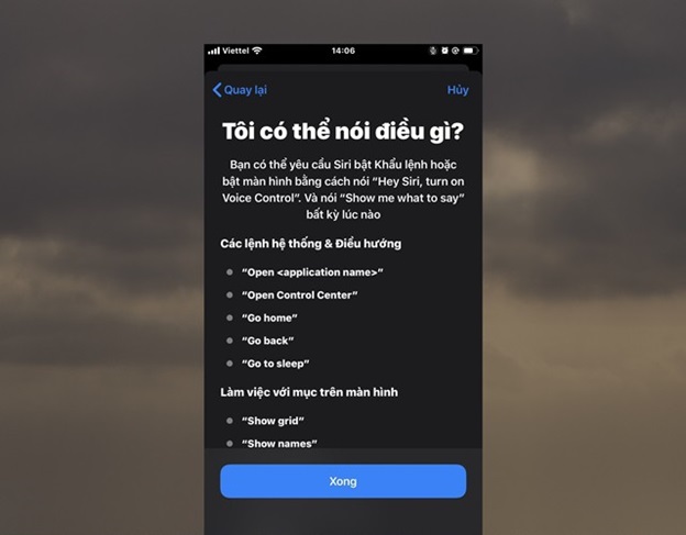 Người dùng có thể tham khảo những tác vụ có thể làm với tính năng này.