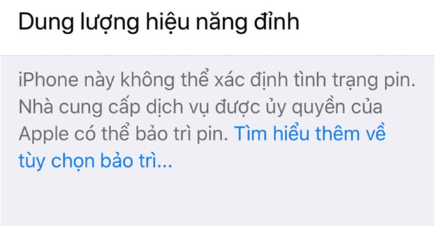 Cách kiểm tra pin iPhone có phải hàng zin hay không 