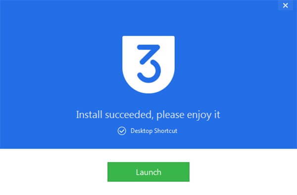 Nhấn Launch để khởi chạy ứng dụng 3uTools