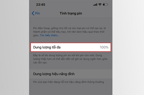 Đánh giá chất lượng pin trên iPhone