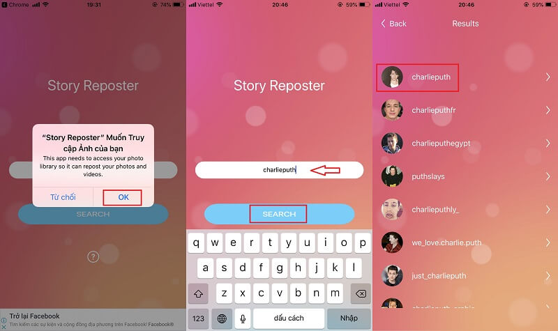Tải ứng dụng Story Reposter hỗ trợ lưu story