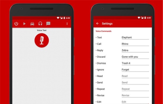Ứng dụng Voice Text cho phép gửi hoặc nhận tin nhắn bằng giọng nói và nhiều tính năng thú vị khác