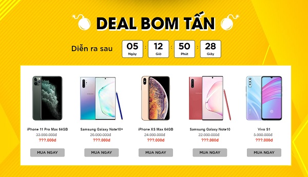 Nhiều sản phẩm HOT áp dụng trong chương trình