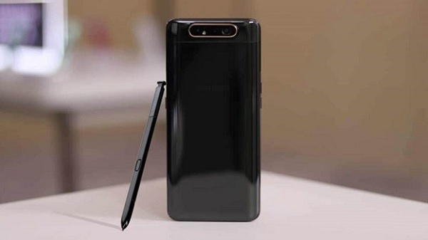 Ảnh minh họa Galaxy A81 hỗ trợ bút S pen.