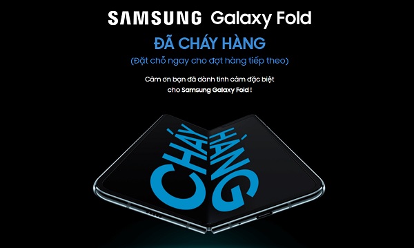 Galaxy Fold cháy hàng trong ngày đầu tiên tại Viettel Store