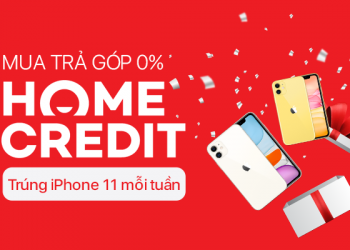 Mua trả góp Home Credit trúng iPhone 11