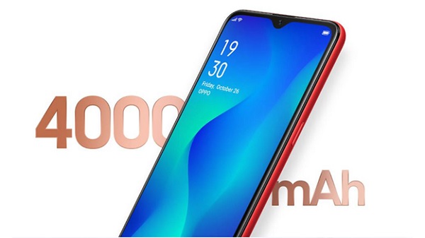 OPPO A1k có dung lượng pin khủng.
