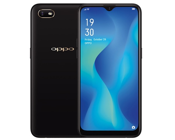 OPPO A1k màu đen.